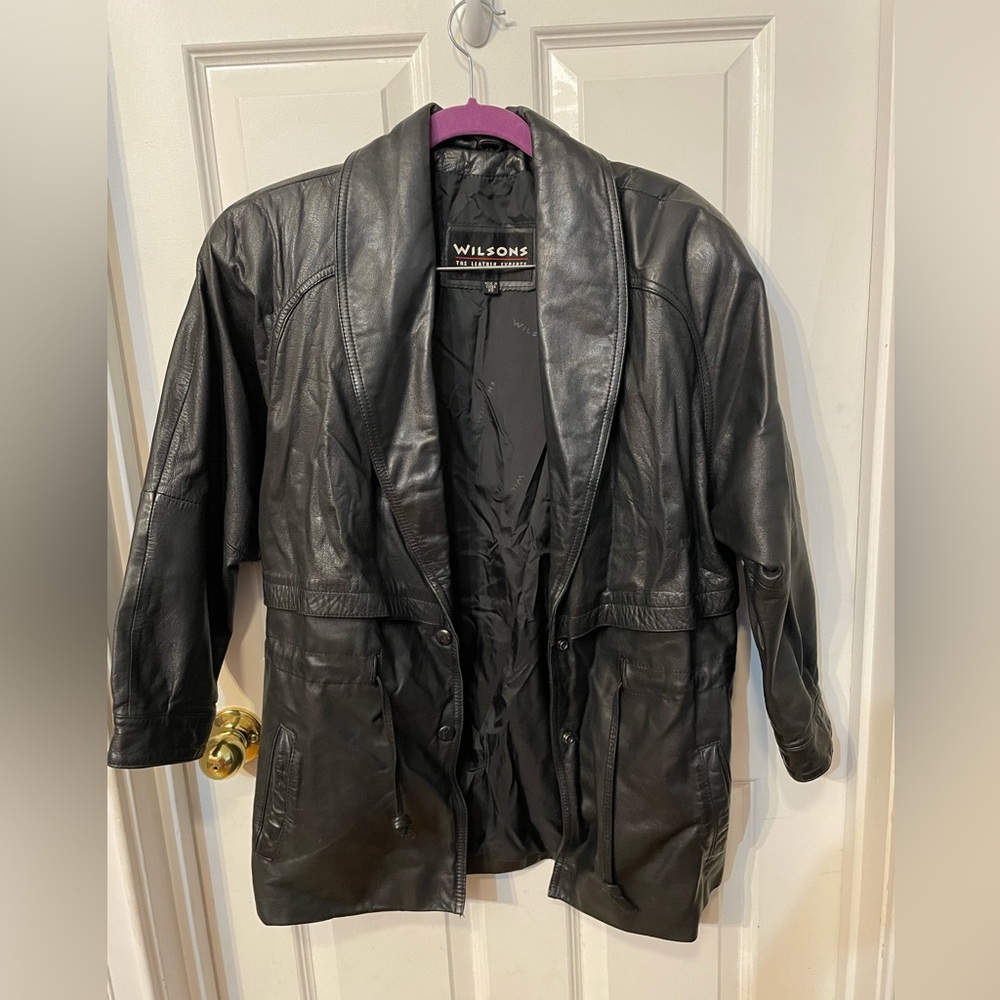Wilson’s vintage leather jacket